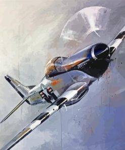 P51 Mustang Diamond Paintings