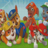 Paw Patrol Dogs Diamond Paintings