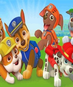 Paw Patrol Dogs Diamond Paintings