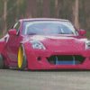 Pink Nissan 350z Diamond Paintings