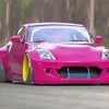 Pink Nissan 350z Diamond Paintings