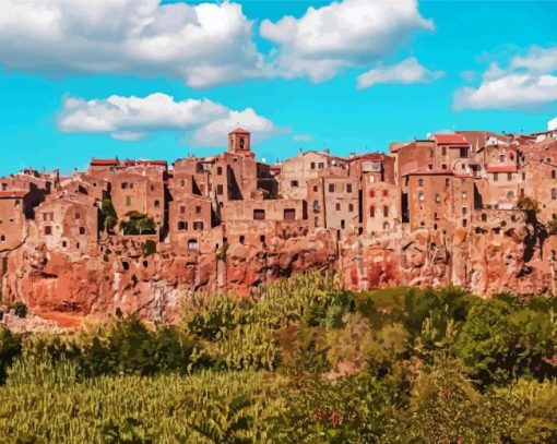 Pitigliano Italy Diamond Paintings