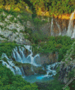 Plitvice Waterfall Diamond Paintings