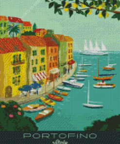 Portofino Italy Diamond Paintings