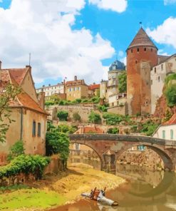 Semur En Auxois Diamond Paintings