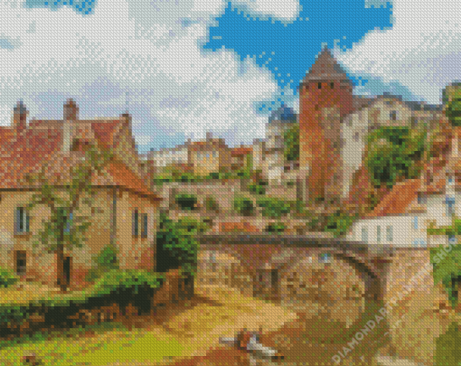 Semur En Auxois Diamond Paintings