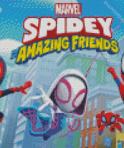 Spidey And Friends Diamond Paintings