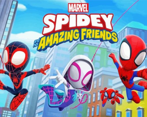 Spidey And Friends Diamond Paintings