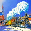 Steam Train Diamond Paintings