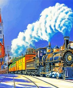 Steam Train Diamond Paintings