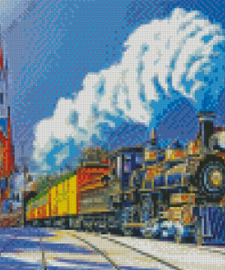 Steam Train Diamond Paintings