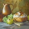 Still Life Bread Diamond Paintings