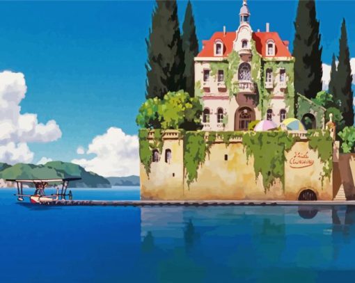 Studio Ghibli Landscape Diamond Paintings