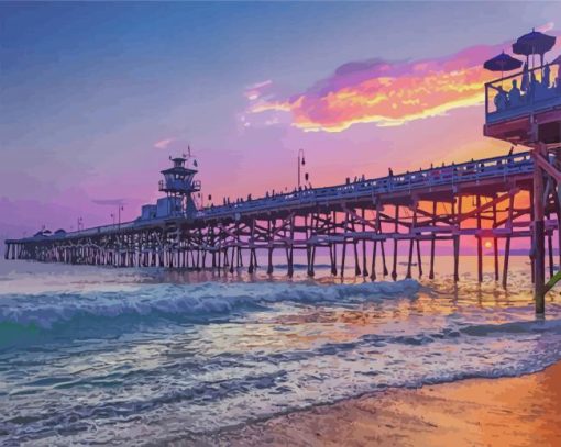 Sunset San Clemente Diamond Paintings