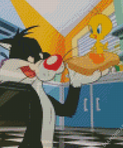 Sylvester And Tweety Diamond Paintings