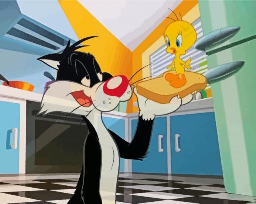 Sylvester And Tweety Diamond Paintings