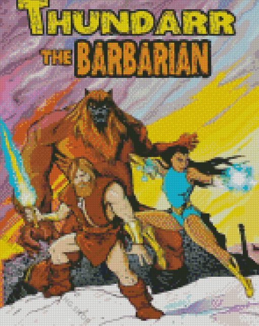 Thundarr The Barbarian Diamond Paintings