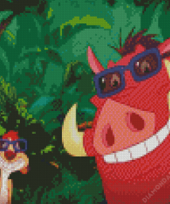 Timon Pumbaa Diamond Paintings