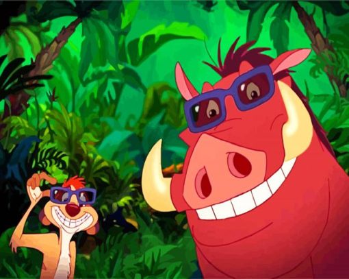 Timon Pumbaa Diamond Paintings