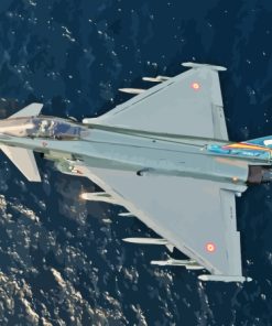 Typhoon Aircraft Diamond Paintings