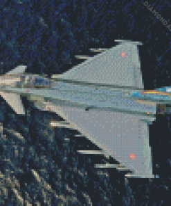 Typhoon Aircraft Diamond Paintings