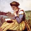 A Woman Reading Diamond Paintings