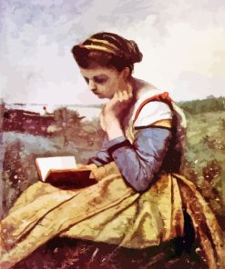 A Woman Reading Diamond Paintings