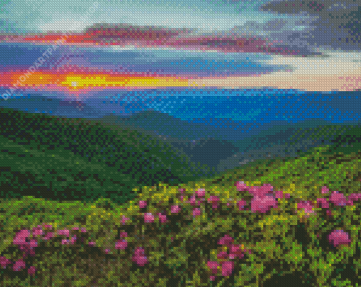 Blue Ridge Mountains Diamond Paintings