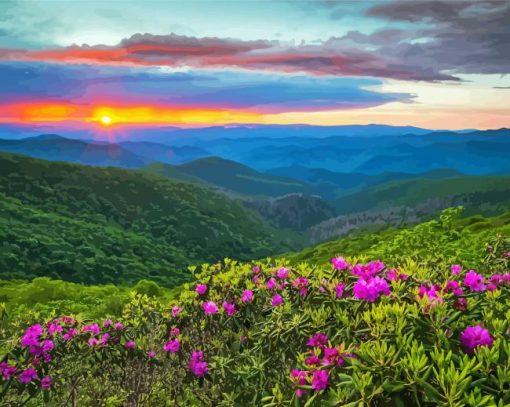 Blue Ridge Mountains Diamond Paintings