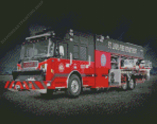 Fire Apparatus Diamond Paintings