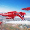 Red Planes Diamond Paintings