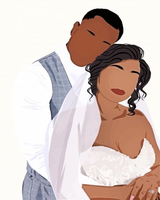 Black Couple Diamond Paintings