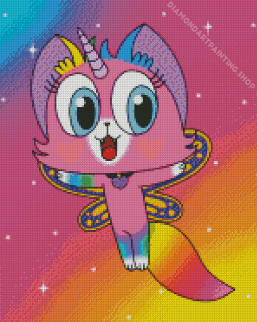 Unicorn Kitty Diamond Paintings