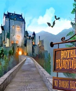 Dracula Castle Hotel Diamond Paintings