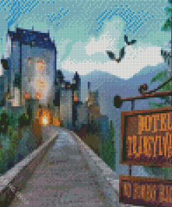 Dracula Castle Hotel Diamond Paintings