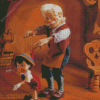 Geppetto Pinocchio Diamond Paintings