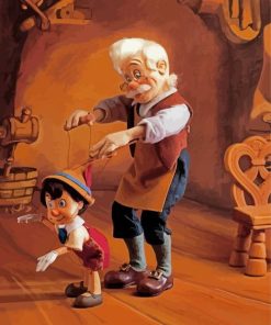 Geppetto Pinocchio Diamond Paintings