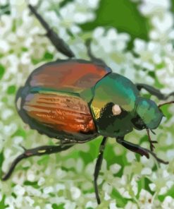 Japanese Beetles Diamond Paintings