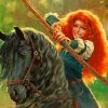 Merida And Horse Diamond Paintings