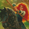 Merida And Horse Diamond Paintings