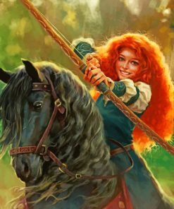 Merida And Horse Diamond Paintings