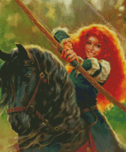 Merida And Horse Diamond Paintings