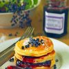 Pancake With Elderberry Diamond Paintings