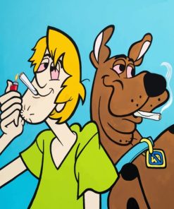 Scooby And Shaggy Diamond Paintings