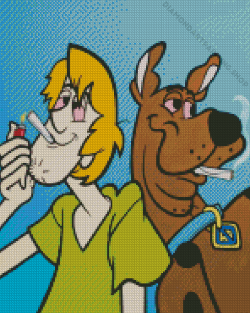 Scooby And Shaggy Diamond Paintings