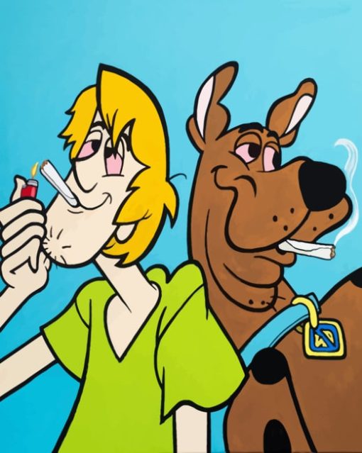 Scooby And Shaggy Diamond Paintings