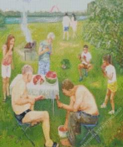 Picnic In The Park Diamond Paintings