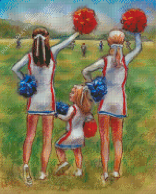 Girls Cheerleading Diamond Paintings