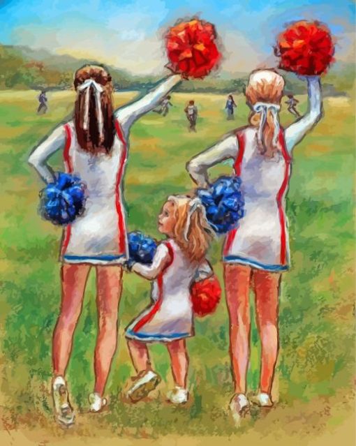 Girls Cheerleading Diamond Paintings