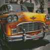 Yellow Taxi Cab Diamond Paintings